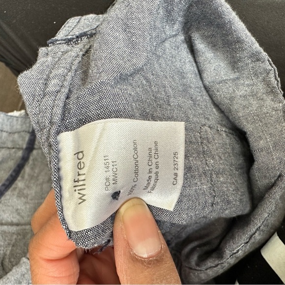 Aritzia Wilfred  Blue Shorts Size 0 - Picture 6 of 6